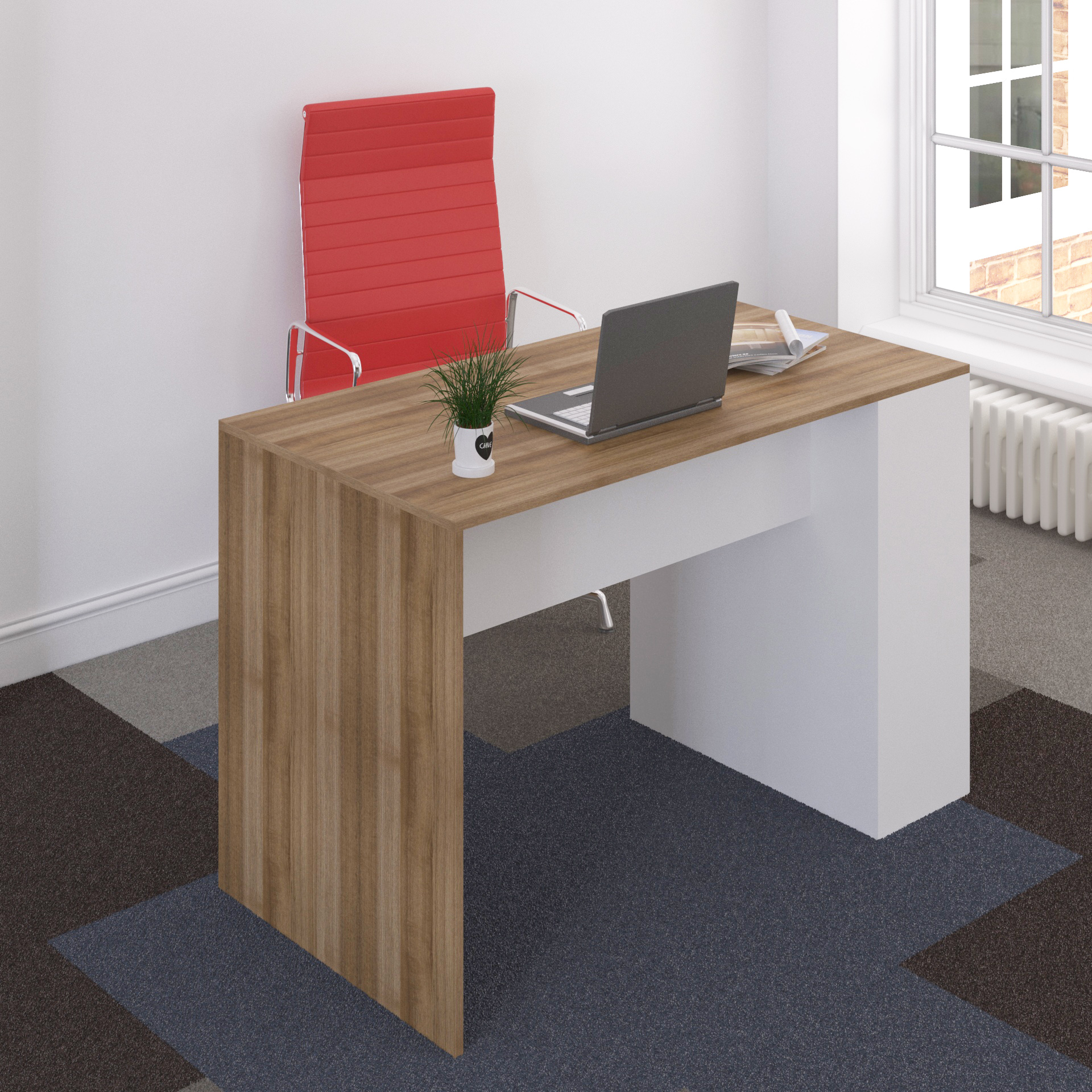 Escritorio Minimalista con archivero