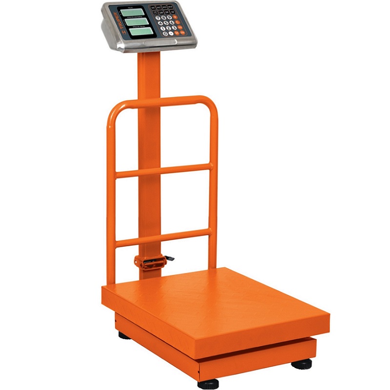 Bascula Comercial de Plataforma 40x50Cm Plegable Electrónica Truper BAS-200PLA hasta 200Kg Calidad Premium Recargable