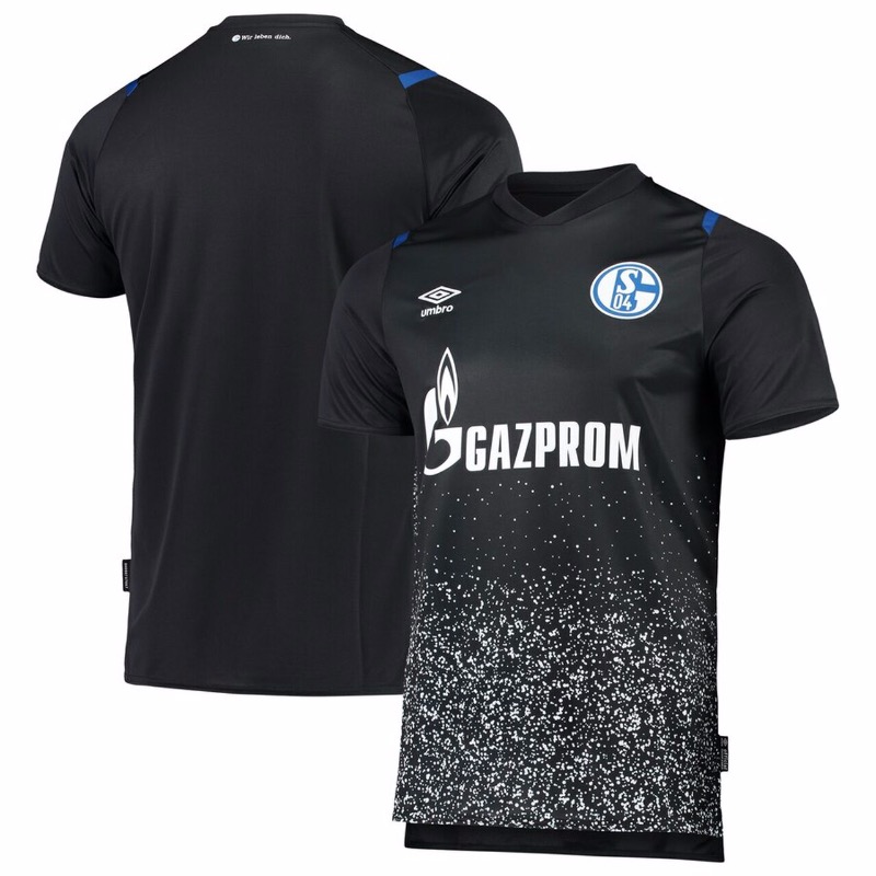 Jersey Umbro del Schalke 04 de Visitante Negro