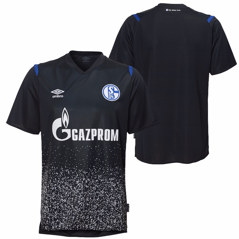 Jersey Umbro del Schalke 04 de Visitante Negro