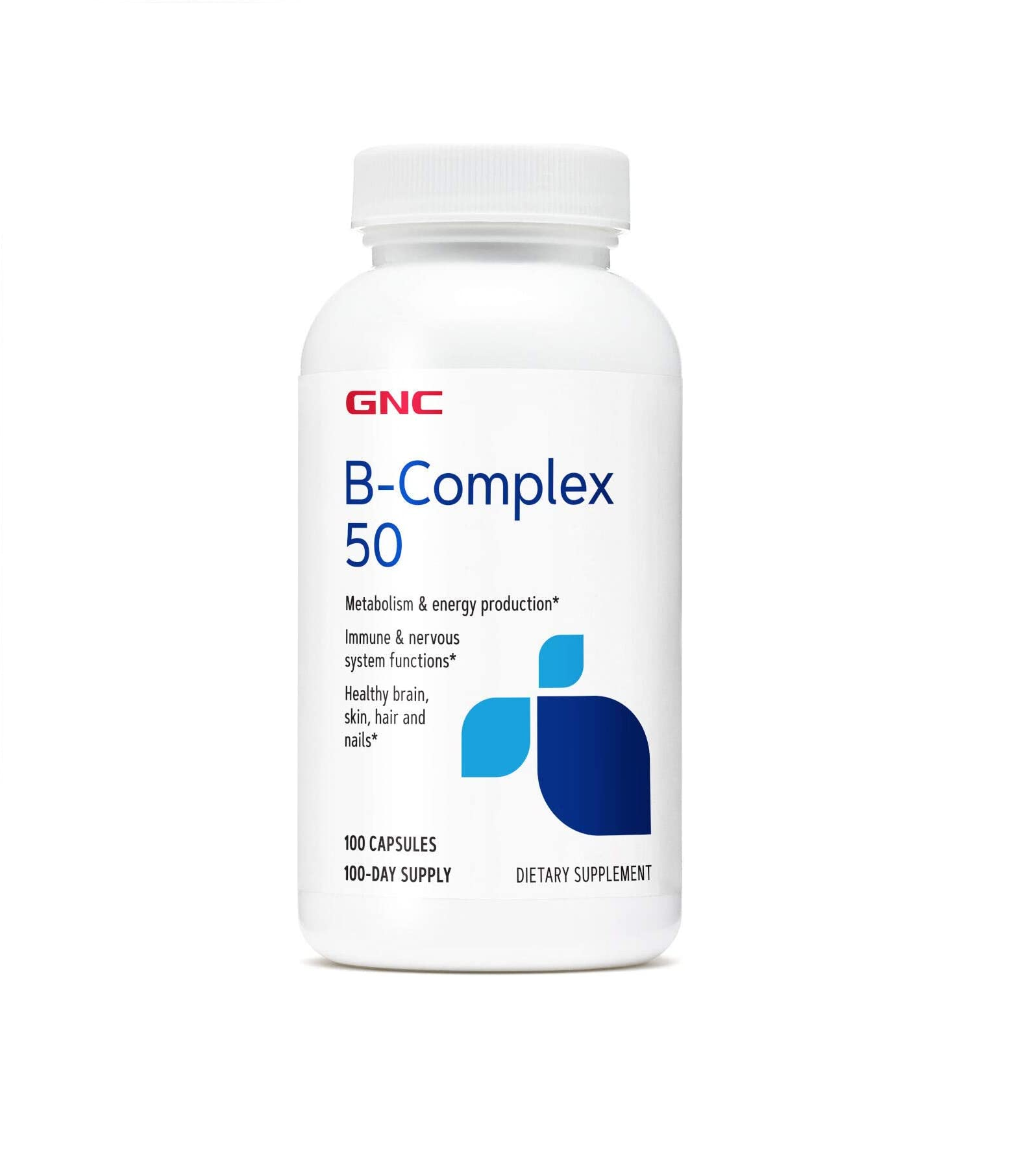 GNC B-COMPLEX 50mg - Complejo B 50mg / 100 Capsulas