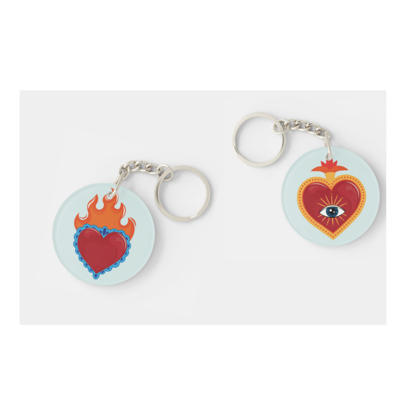 Corazón Milagrito Mexicano, taza de cerámica 11 oz. (325 mi)