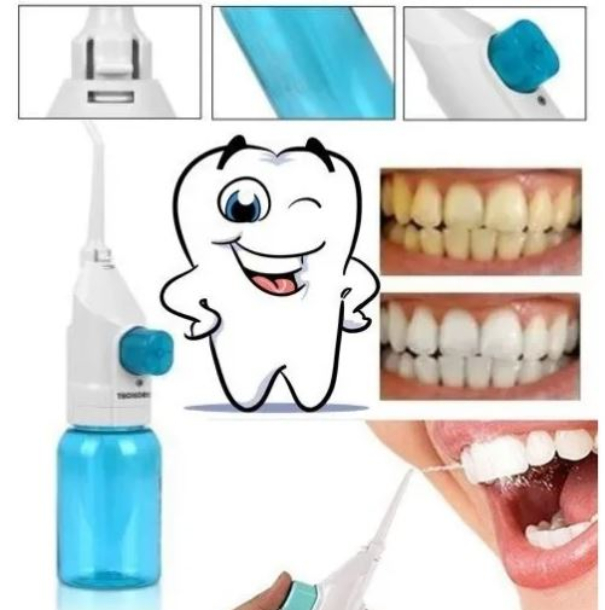 Limpieza dental con agua a online presion