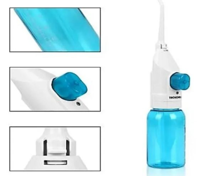 Irrigador Dental Para Limpieza Bucal Brakets Presión C/ Agua