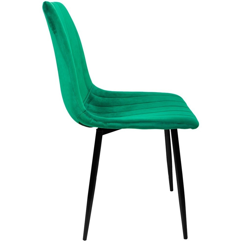 Silla Eames Tapiz Set 4 Sillas Eames Tapizada Vintage Cafeteria Comedor Sillon Verde