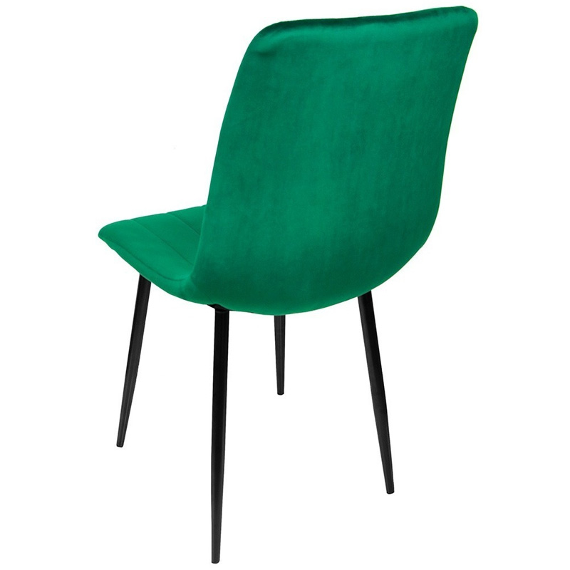Silla Eames Tapiz Set 4 Sillas Eames Tapizada Vintage Cafeteria Comedor Sillon Verde