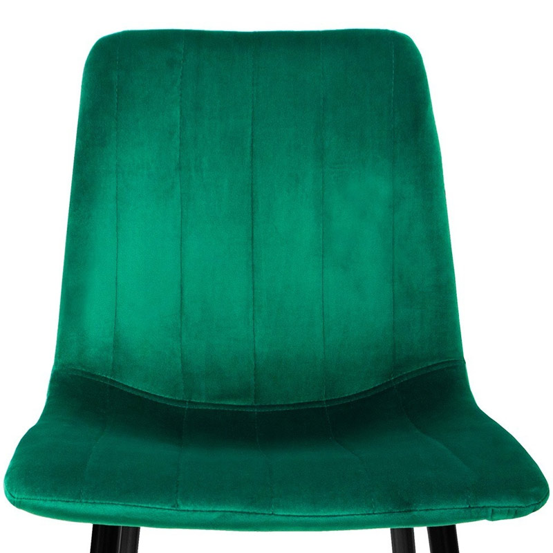 Silla Eames Tapiz Set 4 Sillas Eames Tapizada Vintage Cafeteria Comedor Sillon Verde