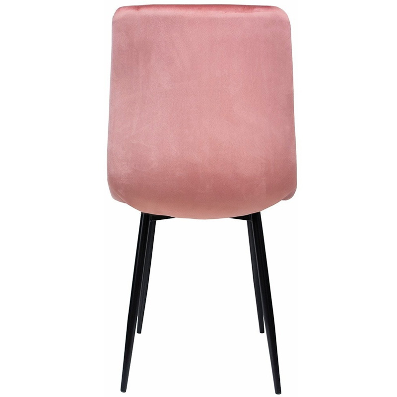 Silla Eames Kit 2 Sillas Tapizada Terciopelo Vintage Kit Comedor Rosa