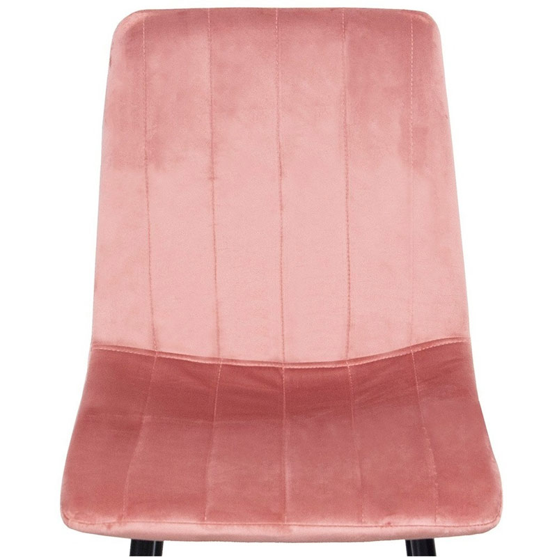 Silla Eames Kit 2 Sillas Tapizada Terciopelo Vintage Kit Comedor Rosa