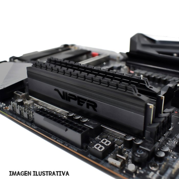 Memoria RAM DDR4 16GB 4000MHz PATRIOT VIPER 4 STEEL BLACKOUT 2x8GB 