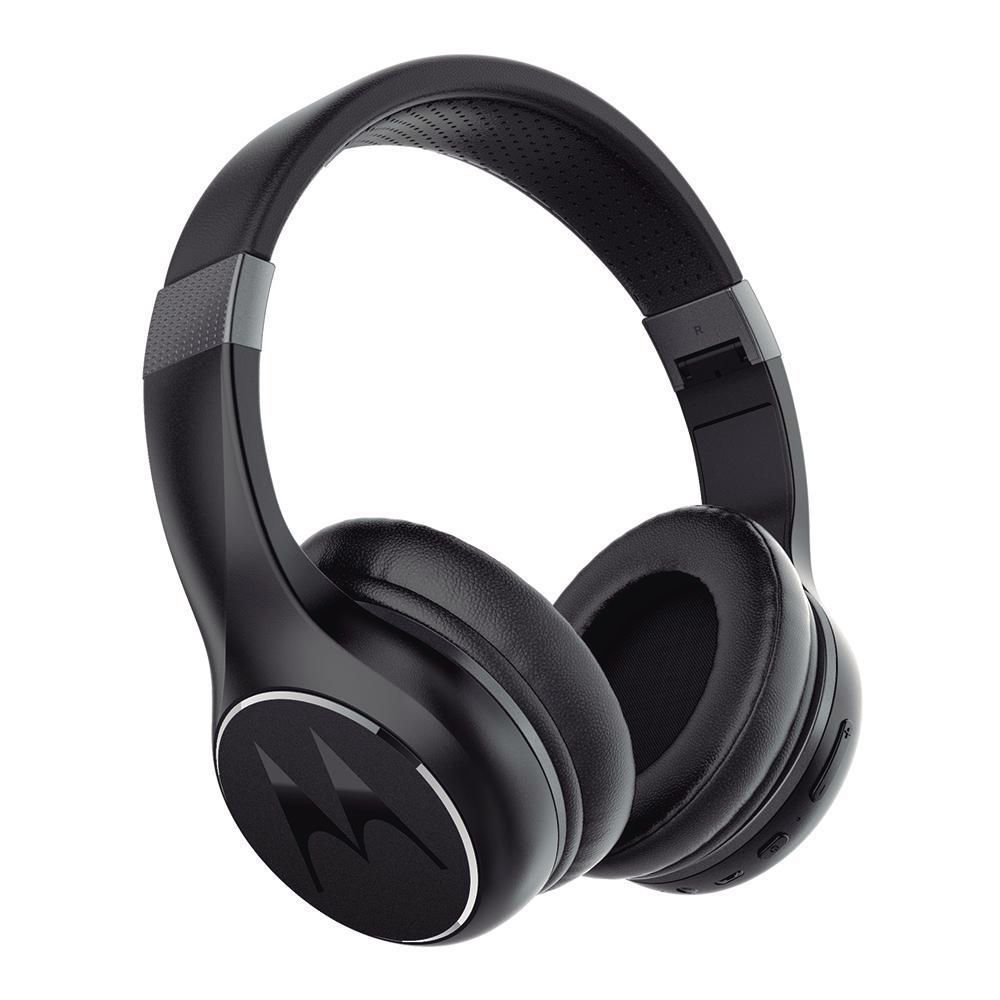 Audífonos Inalámbricos Motorola Diadema Bluetooth 24Hrs Escape 220 Plegables Negro