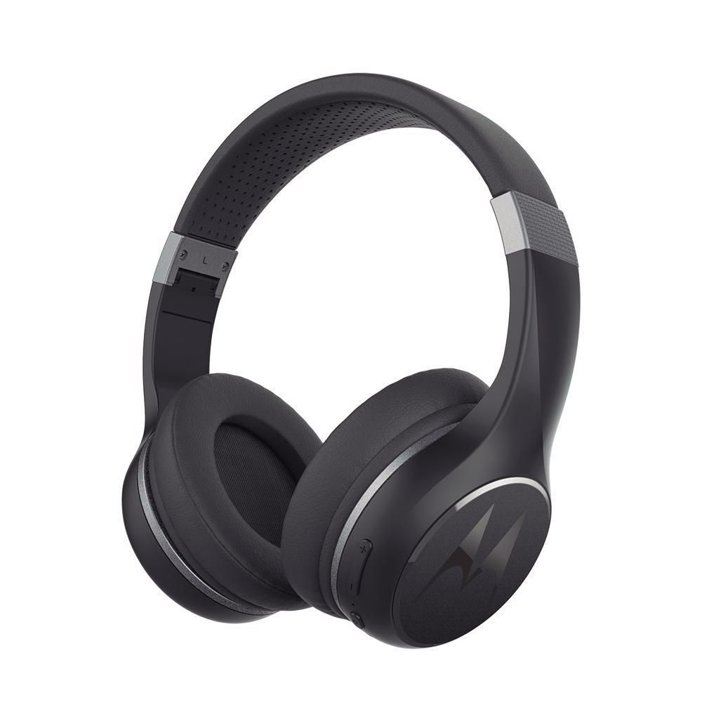 Audífonos Inalámbricos Motorola Diadema Bluetooth 24Hrs Escape 220 Plegables Negro