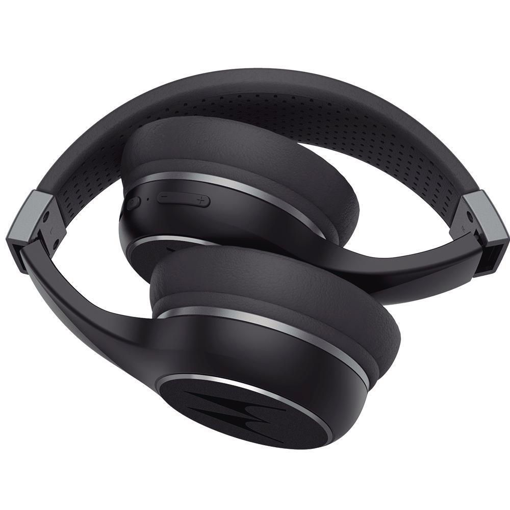 Audífonos Inalámbricos Motorola Diadema Bluetooth 24Hrs Escape 220 Plegables Negro