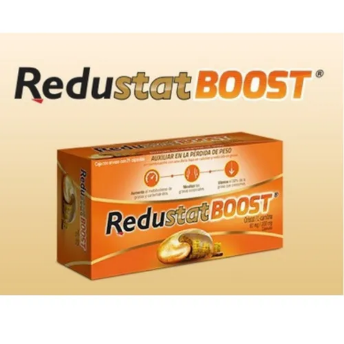 Redustat Boost 60 mg / 200 mg con 21 Cápsulas