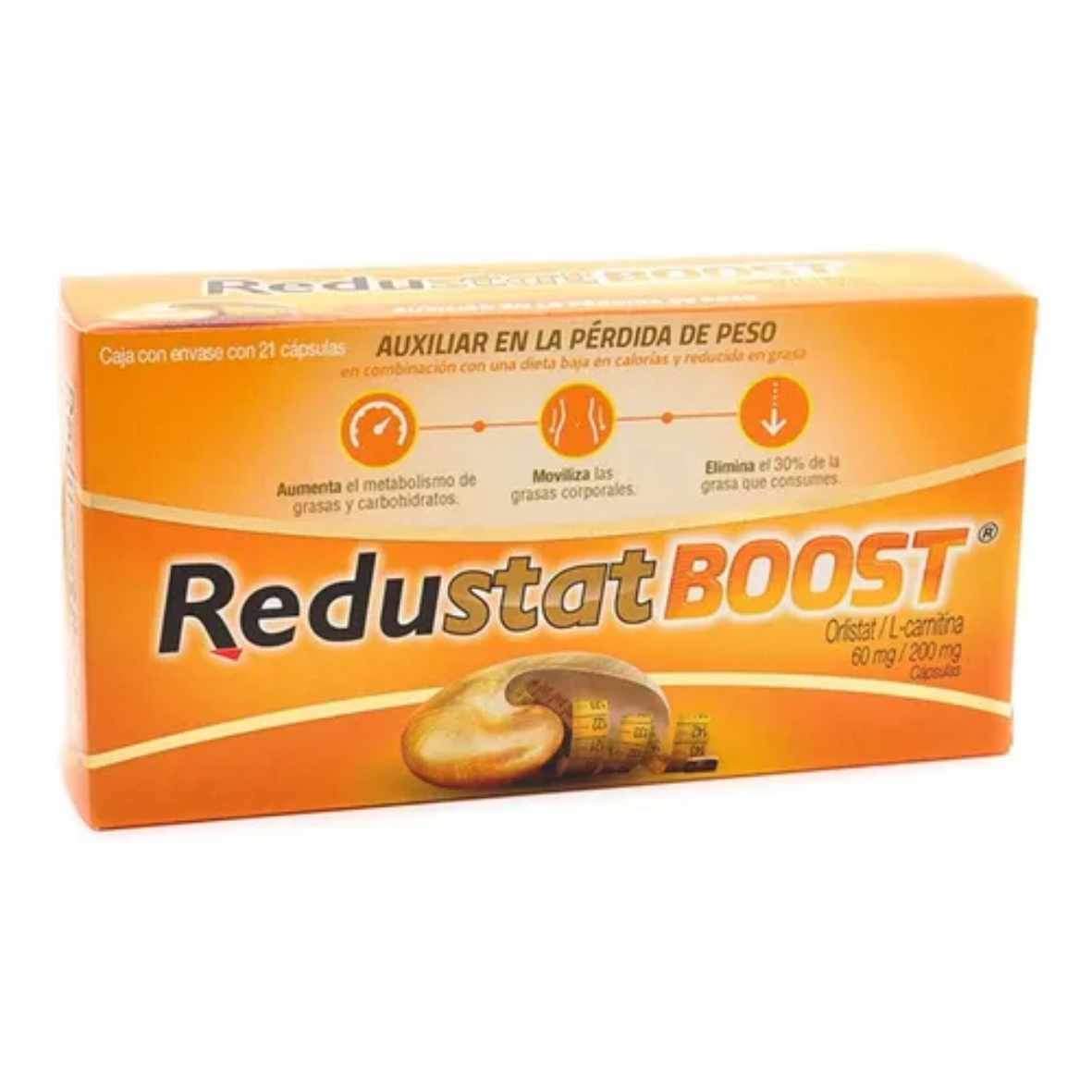 Redustat Boost 60 mg / 200 mg con 21 Cápsulas