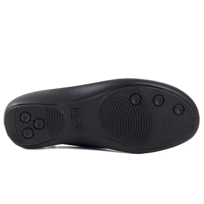ZAPATOS ESTILO MULE PARA MUJER FLEXI 51722 NEGRO ORIGINALES