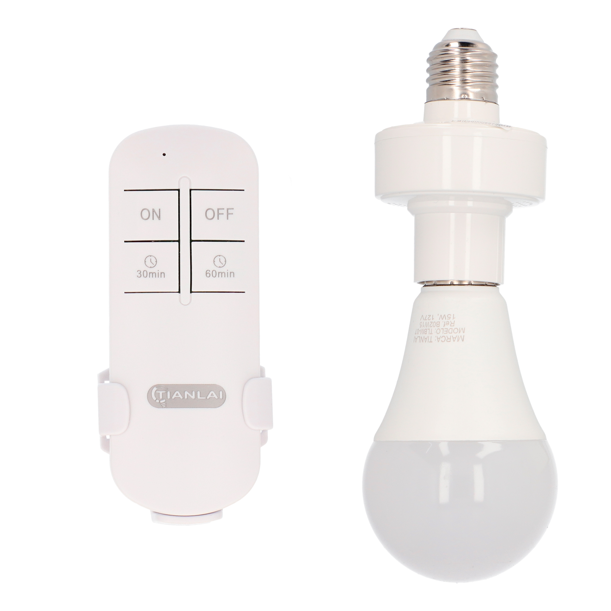 Socket Para Foco Con Control Remoto E27 Inteligente /e