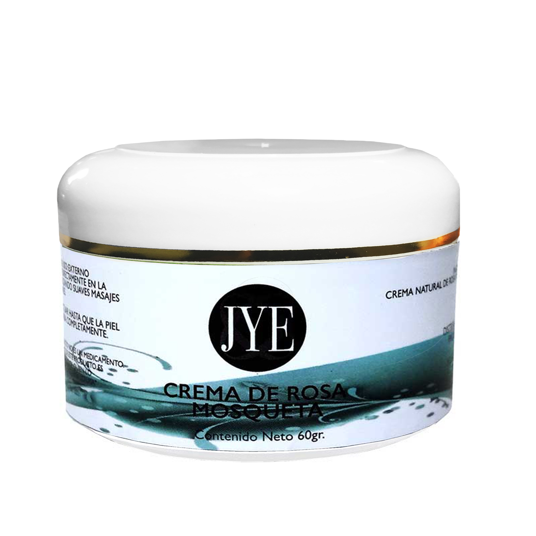 Crema de Rosa Mosqueta JYE Natural. Incluye 3 frascos