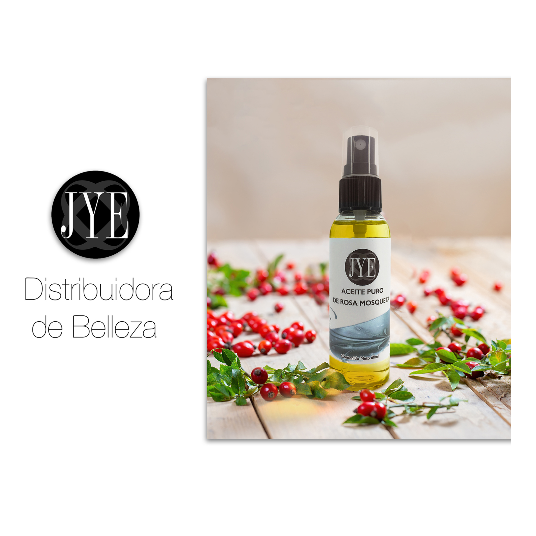 Aceite de rosa mosqueta JYE 60 ml