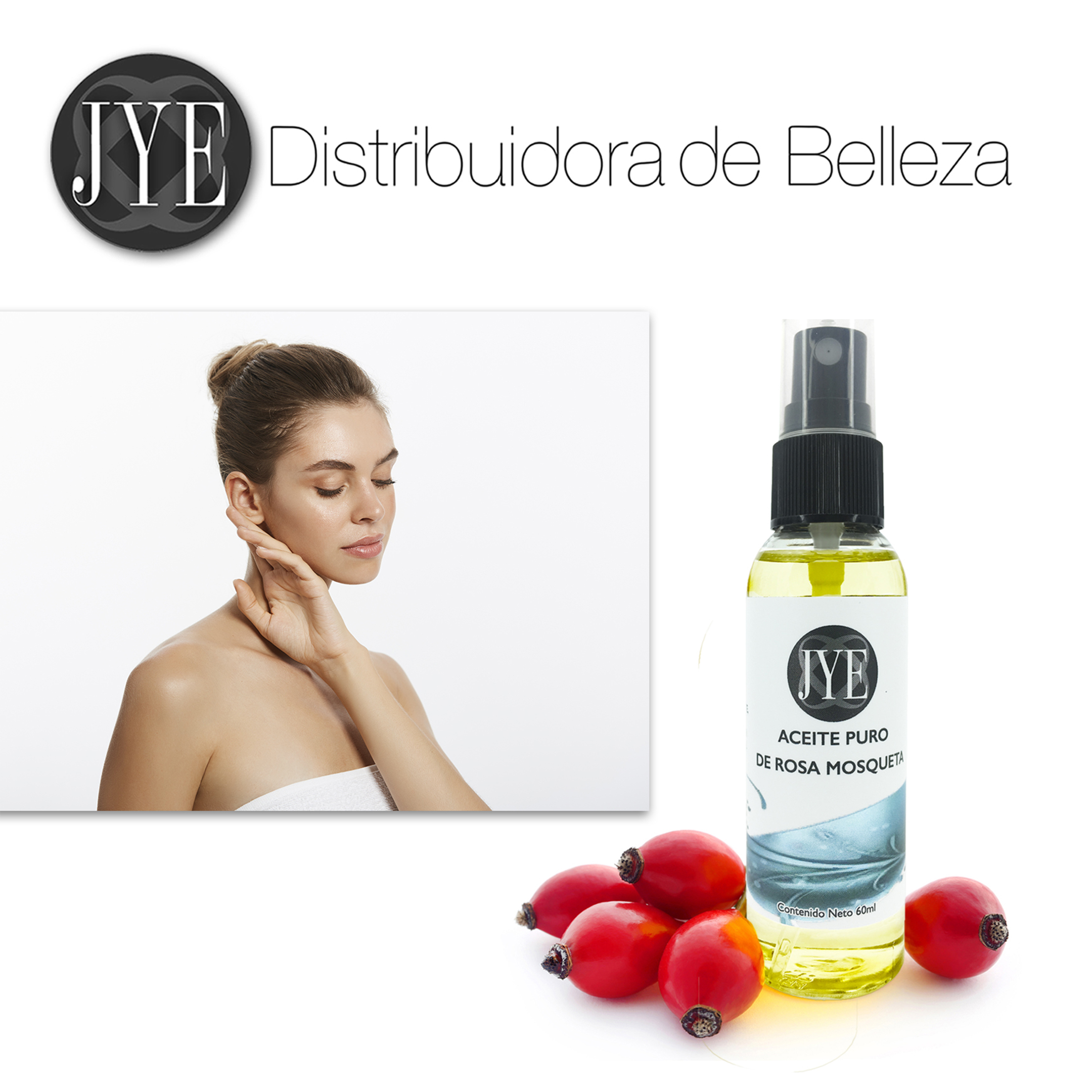 Aceite de rosa mosqueta JYE 60 ml