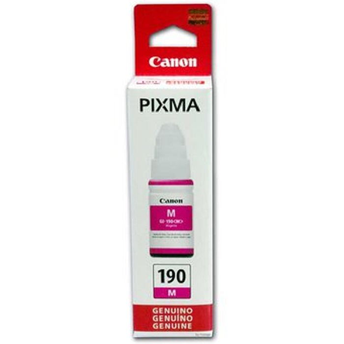 Tinta Canon GI-190 color Magenta, 70ml 0669C001AA