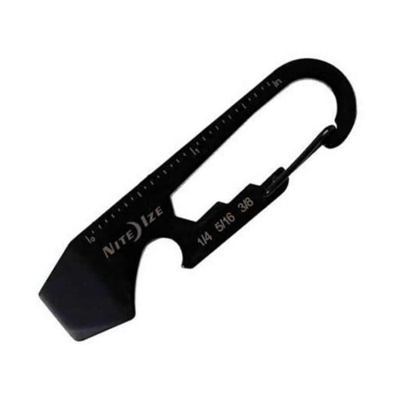 Llavero Con Destapador Negro Nite Ize Mod. KMT-01-R3