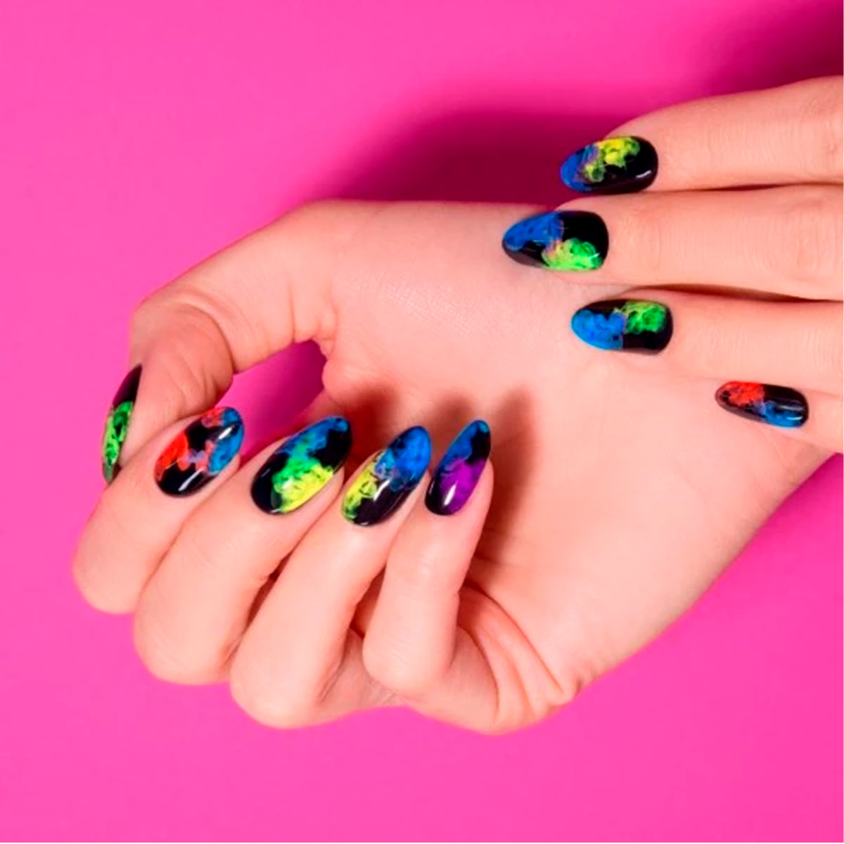 Efecto Humo En Polvo Para Uñas Acrílicas Acrygel 6 Piezas Decoracion De Uñas.