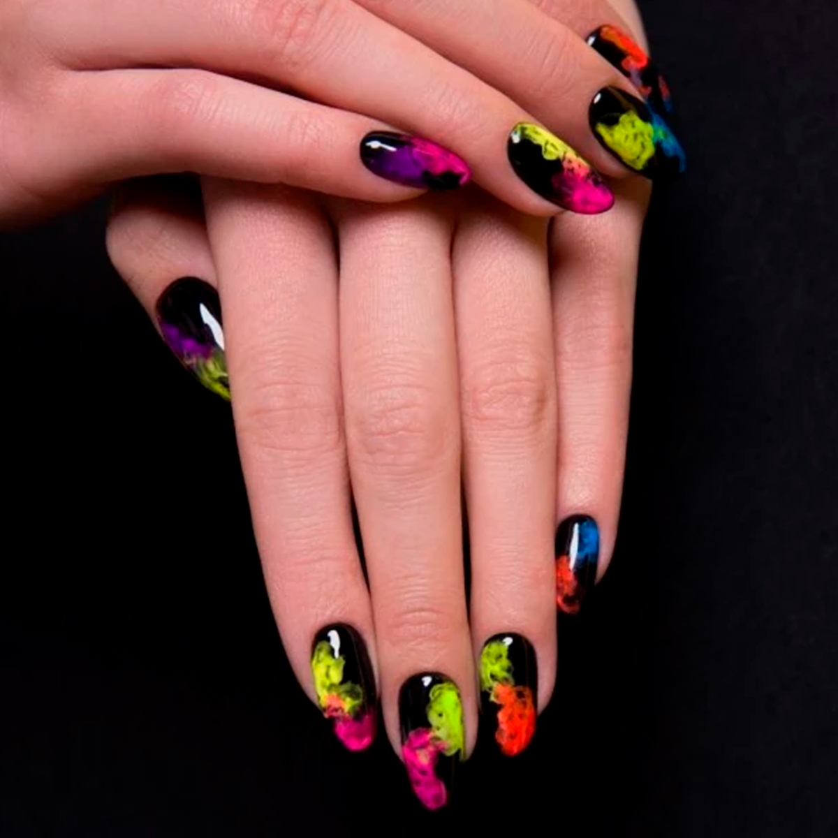 Efecto Humo En Polvo Para Uñas Acrílicas Acrygel 6 Piezas Decoracion De Uñas.