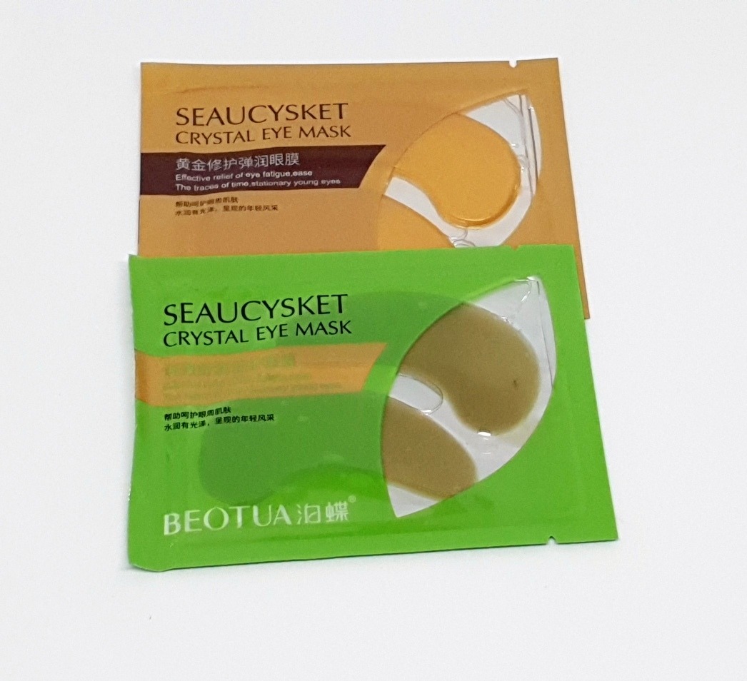 Parche Colágeno Ojos 10 Sobres Oro Gold Antiarrugas Ojeras 