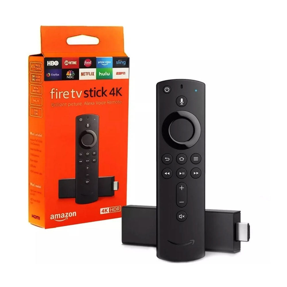   Amazon Fire TV Stick 4K con Alexa Voice Remote and Streaming Media Player Negro