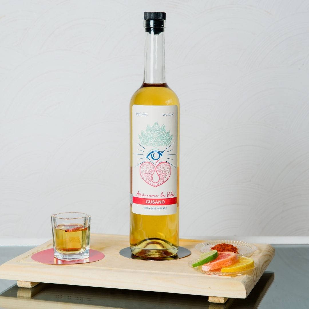Mezcal Reposado con Gusano