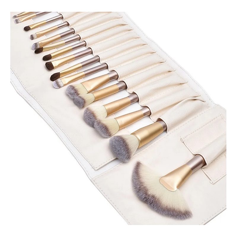 Set 24 Brochas De Maquillaje Profesionales Alta Calidad