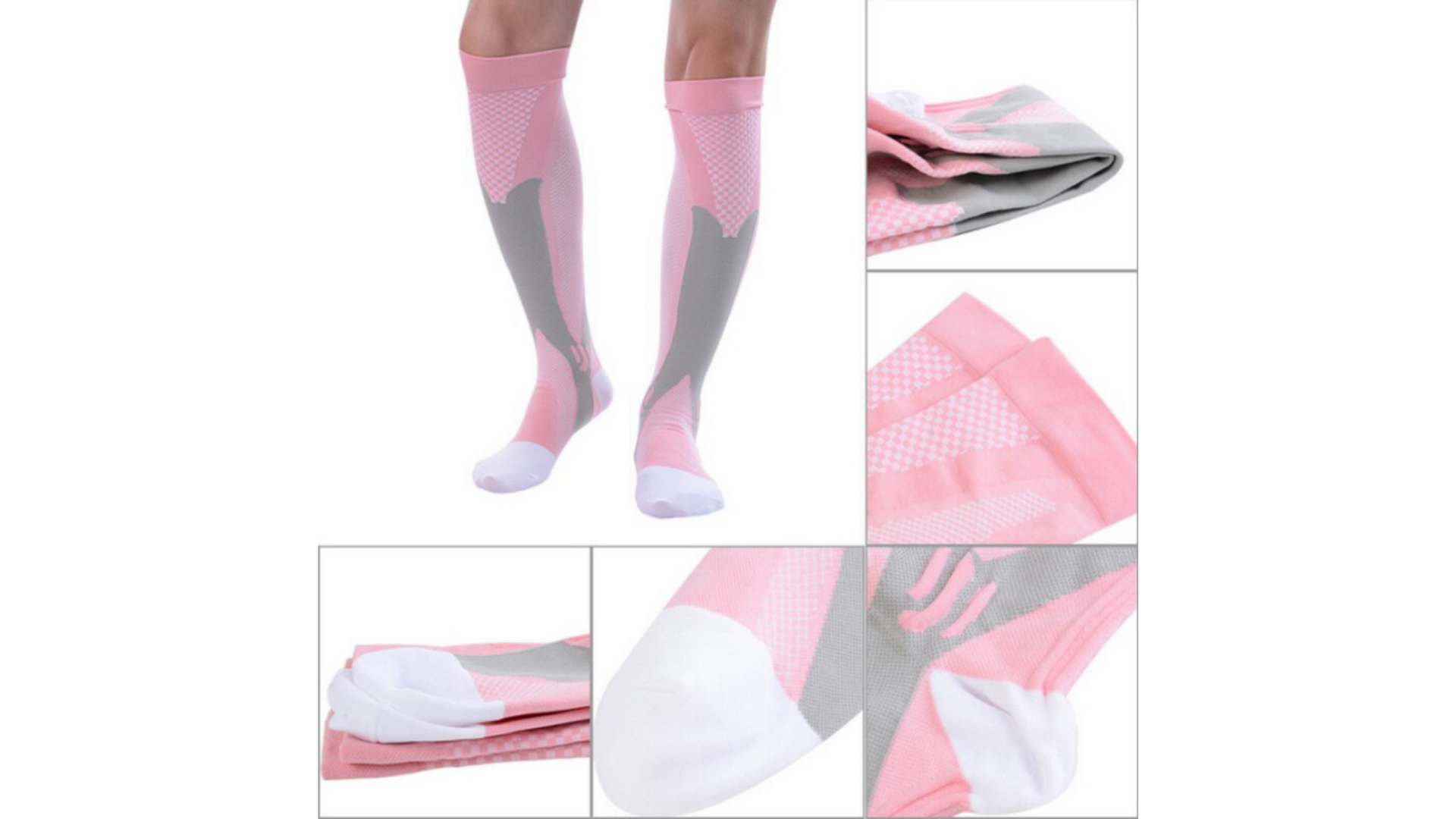 Calcetas / Medías De Compresión Alivia Varices Y Circulación Unisex