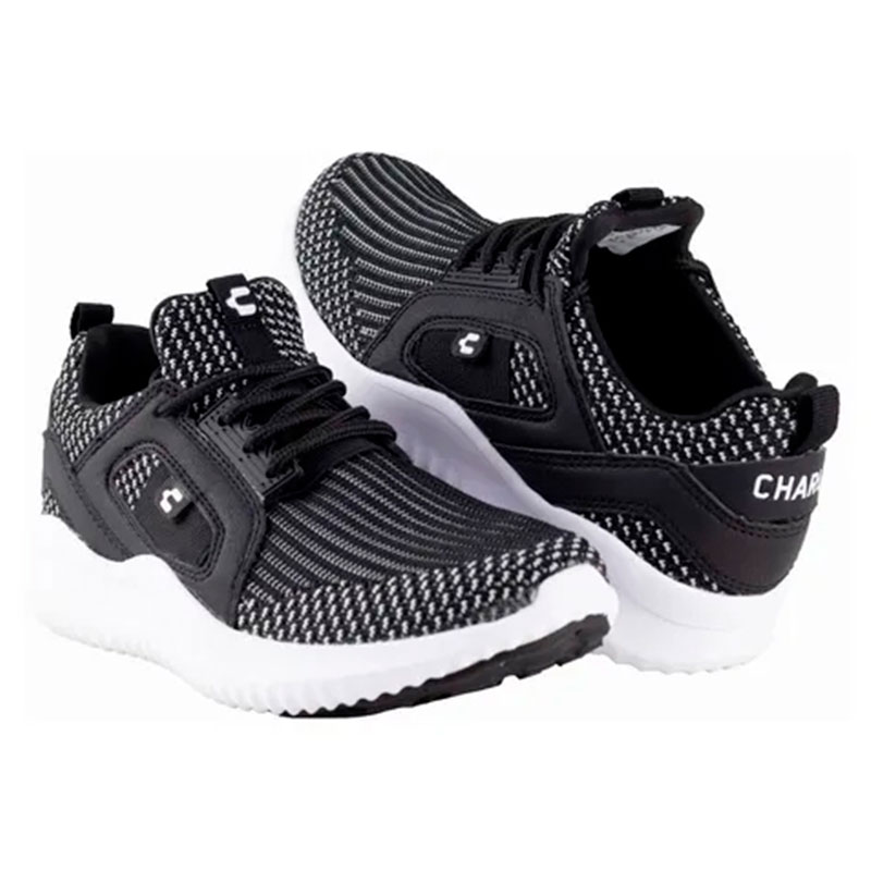 TENIS PARA CORRER CHARLY RELAX SPORT CABALLERO 1029140 NEGRO BLANCO
