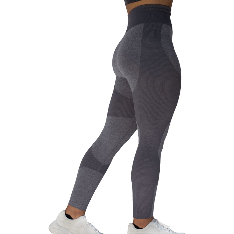 Leggings Deportivos Mallas Para Mujer Ejercicio Gym. Gris. Talla S