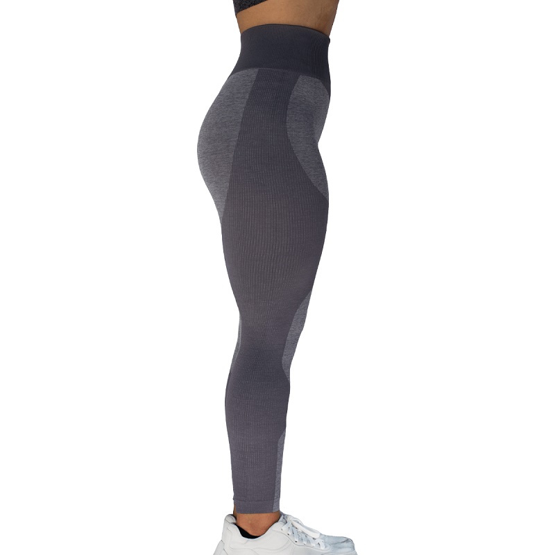 Leggings Deportivos Mallas Para Mujer Ejercicio Gym. Gris. Talla L