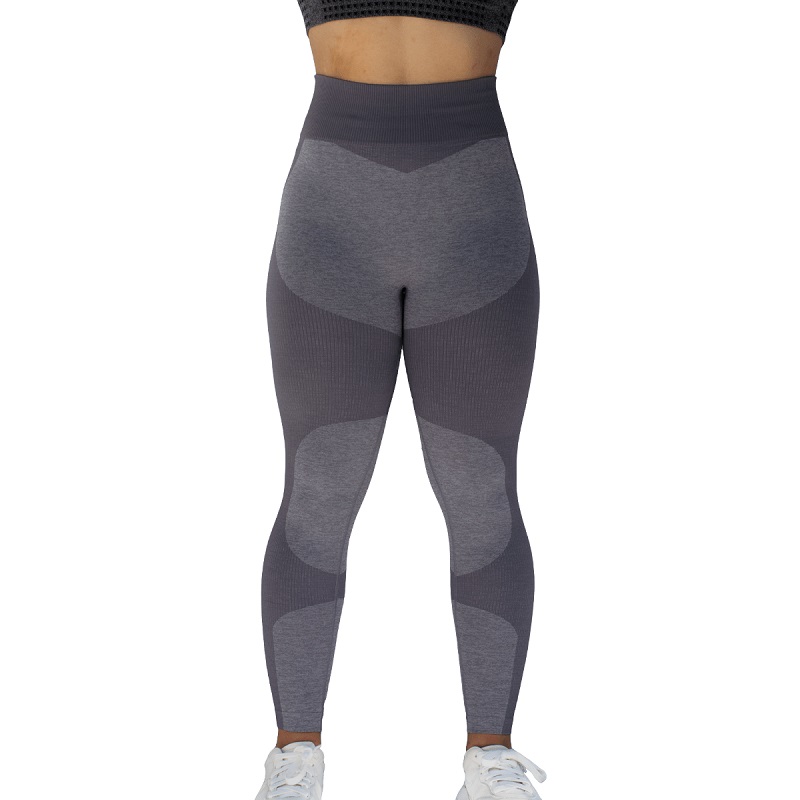 Leggings Deportivos Mallas Para Mujer Ejercicio Gym. Gris. Talla L