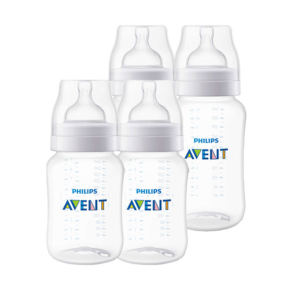 Biberones Anticolicos y Esterilizador Philips Avent Rosa 9pz