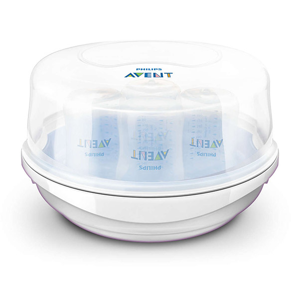 Biberones Anticolicos y Esterilizador Philips Avent Rosa 9pz