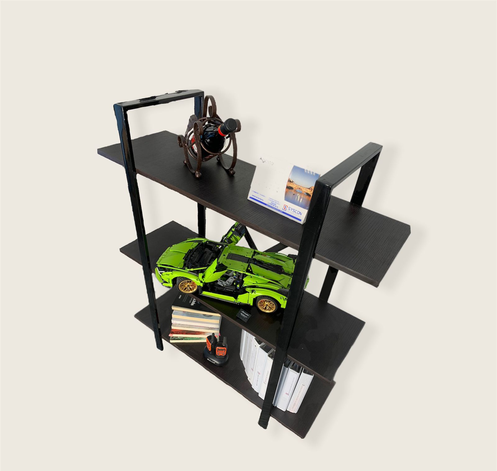 ESTANTE CON 3 ENTREPAÑOS Syscon Muebles 