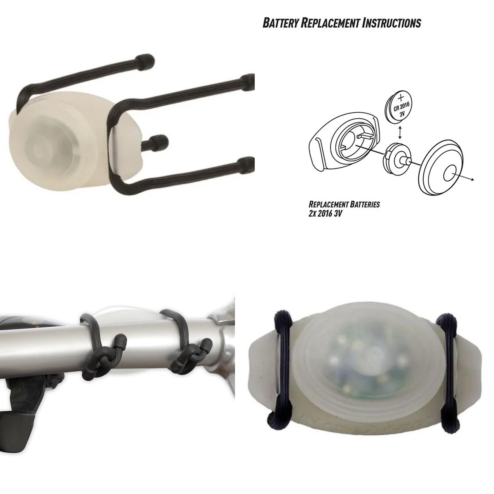 Luz Led Para Bicicleta. Blanca. Nite Ize Mod. TLT-03-02