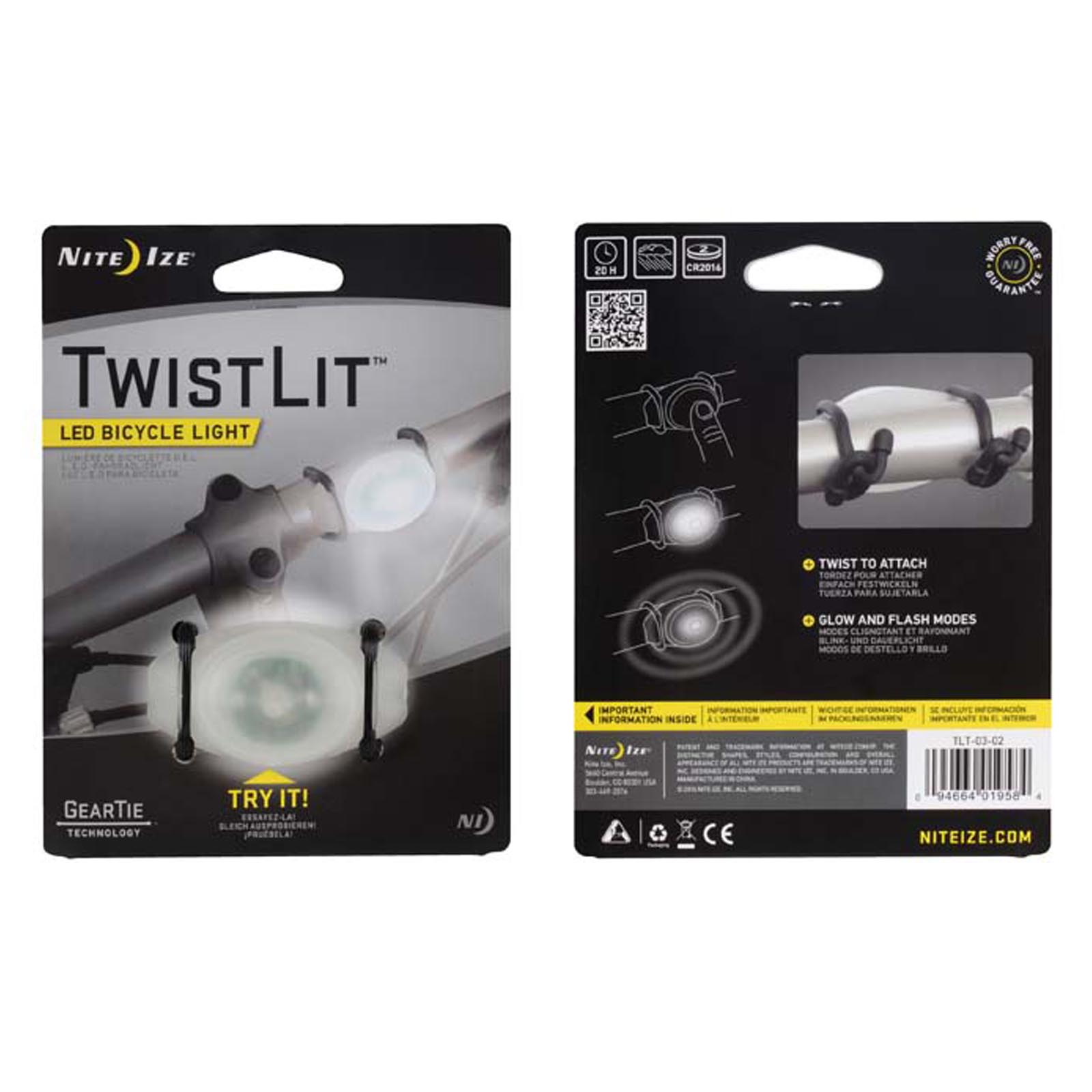 Luz Led Para Bicicleta. Blanca. Nite Ize Mod. TLT-03-02
