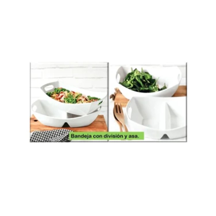 Juego de Servicio de 2 Piezas Over & Back 1371840 - Blanco