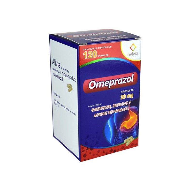 Omeprazol 20 Mg Con 120 Tabletas