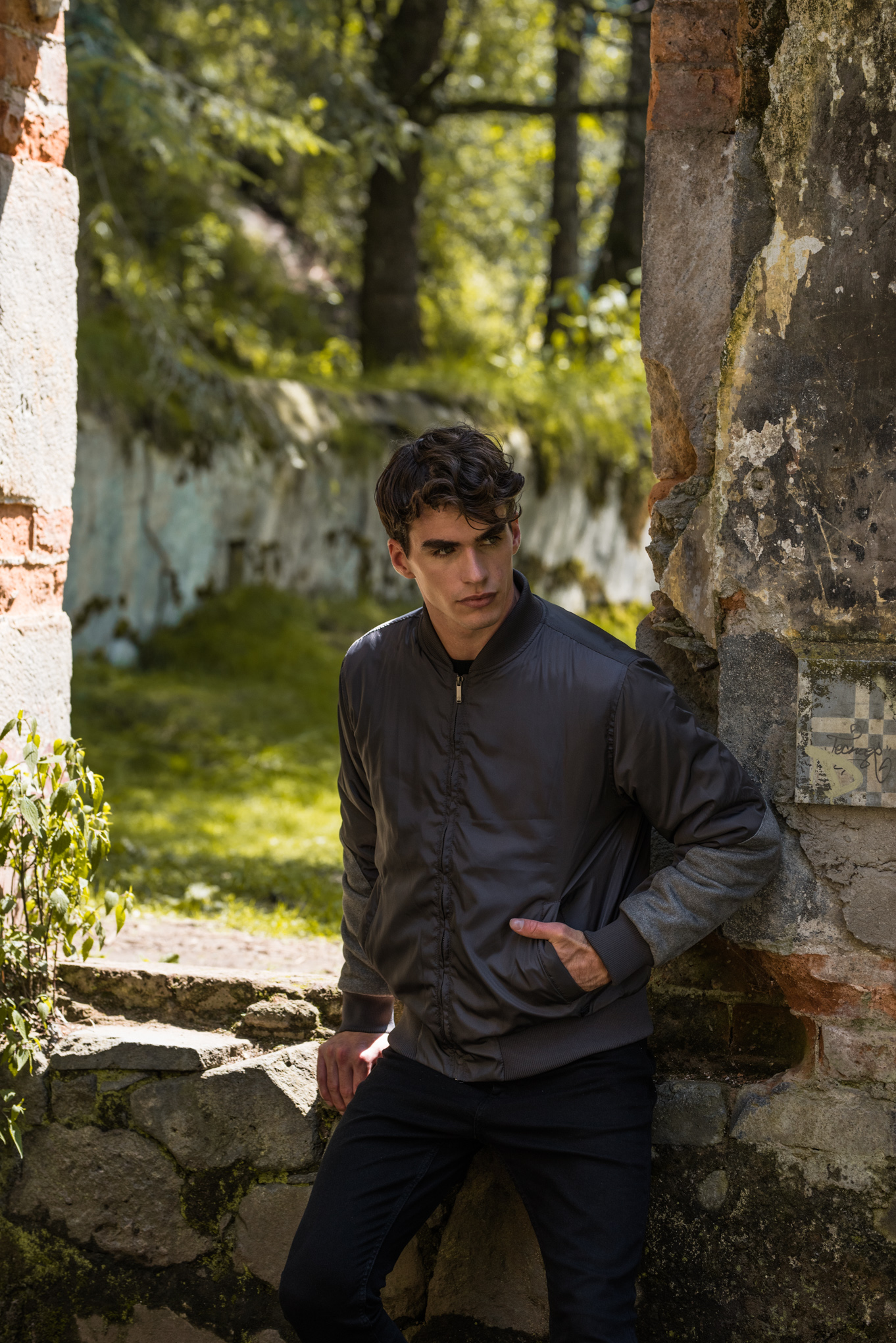 Chamarra tipo Bomber Caballero Generra 128401