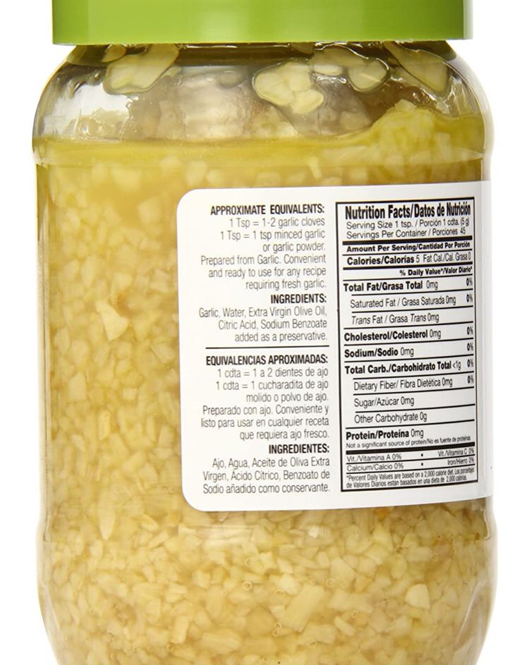 Minced Garlic Olive Oil Badia Ajo Picado En Aceite Oliva 226.7 