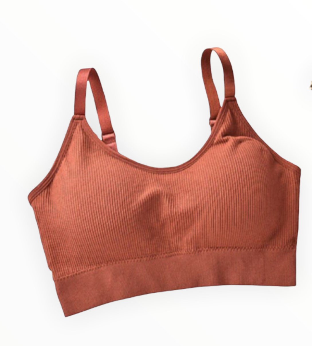 Bra Deportivo Tirantes Yoga y Gym YoFit Rojo Ladrillo