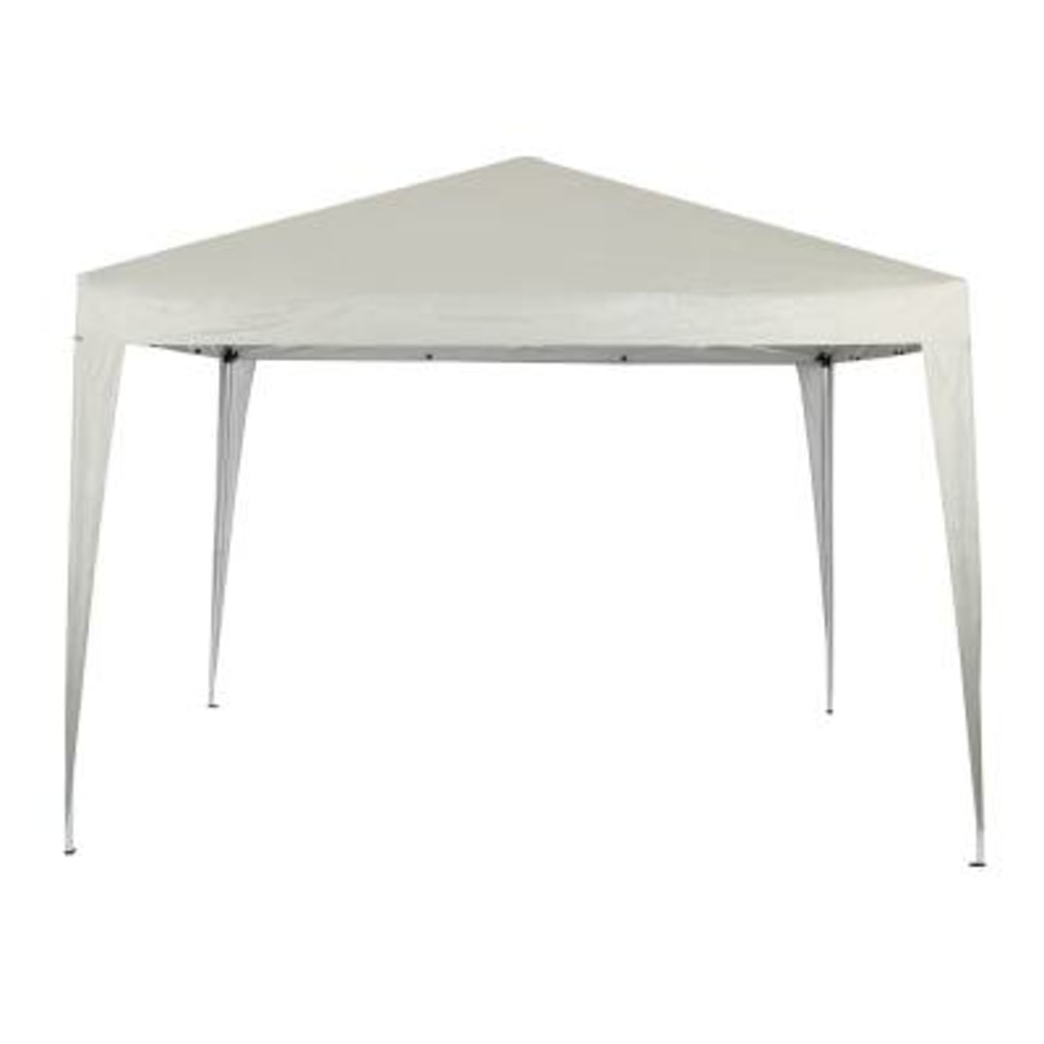 Toldo 3x3 Techo Carpa Plegable Lona Impermeable Reforzado Beige