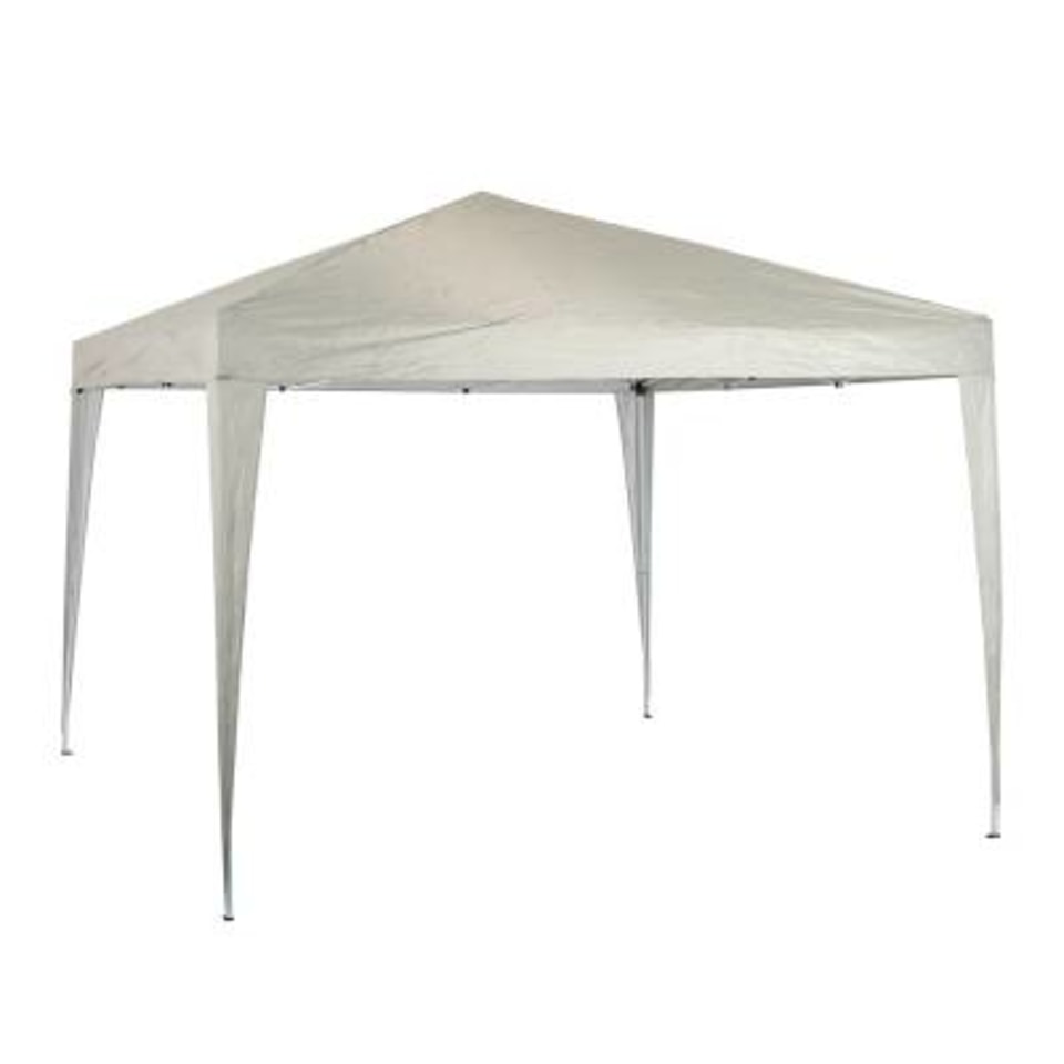 Toldo 3x3 Techo Carpa Plegable Lona Impermeable Reforzado Beige