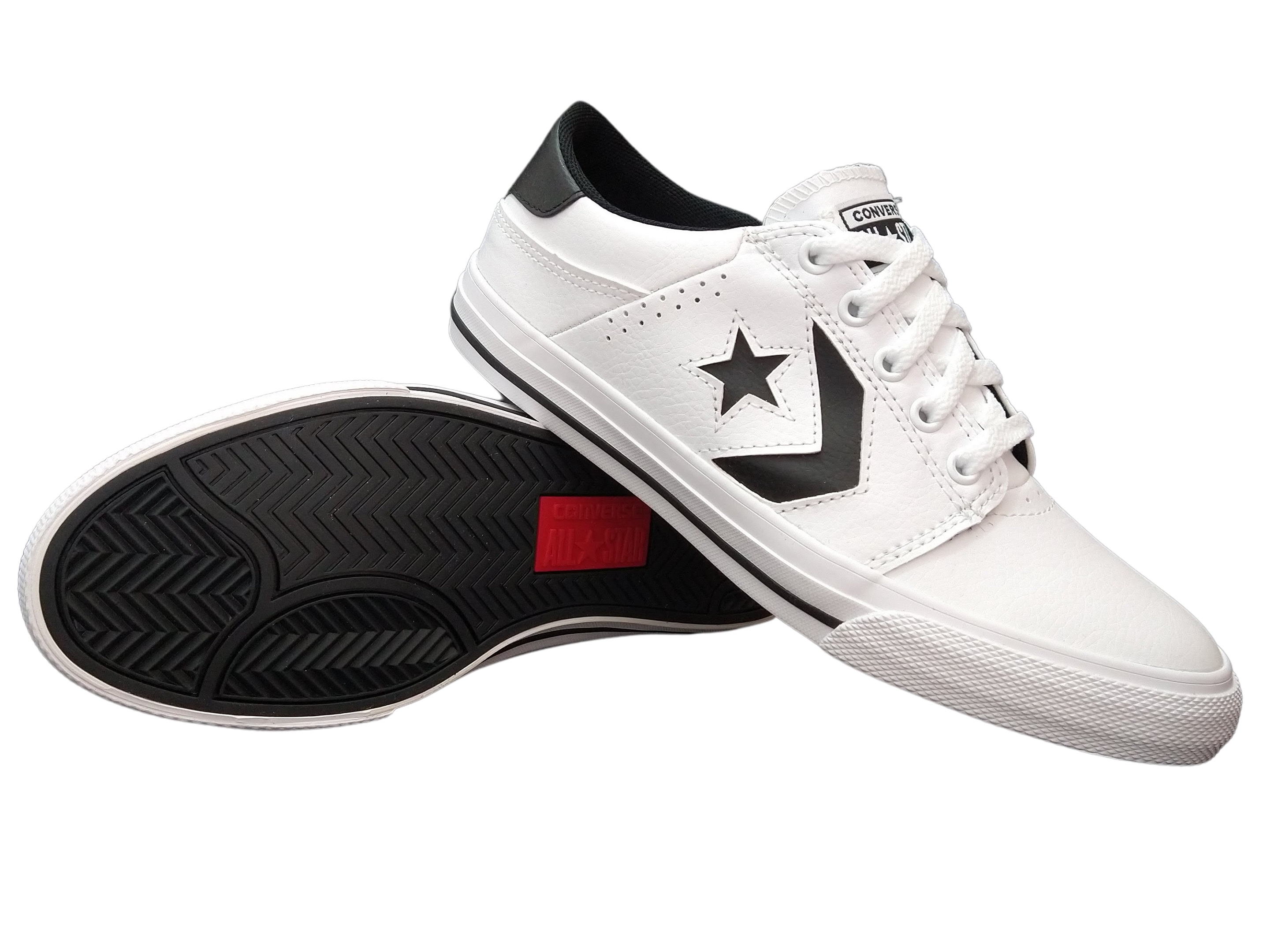 Tenis Converse Unisex Cons Tre Star Ox 07 Blanco